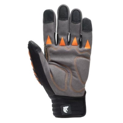 Gants EUROSTRONG MX600, IMPACT mécanique, gris orange