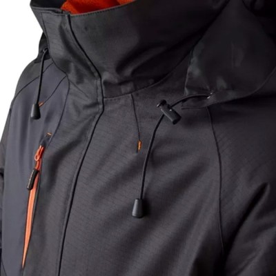 YUZU Parka Noir Citrouille