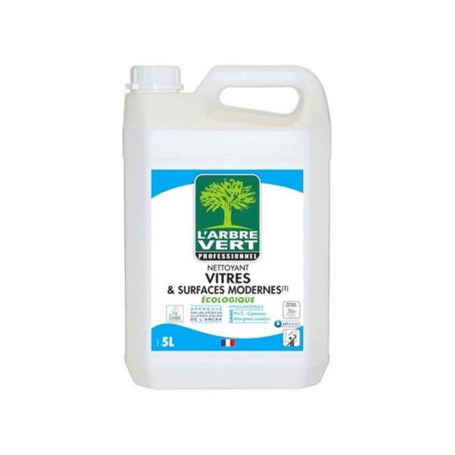 Nettoyant écologique vitres et surfaces L'Arbre Vert 6  Bidon 5L