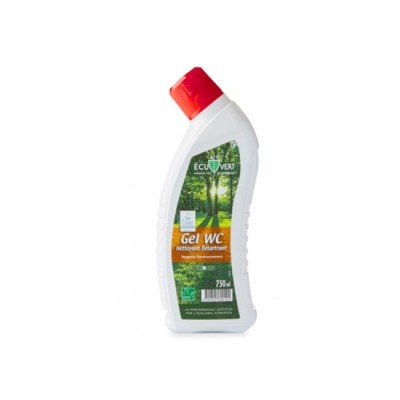 Gel WC détartrant Ecolabel 750 ml Écuvert- lot de 2