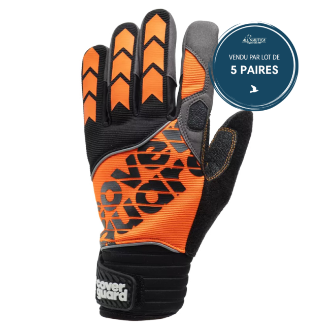 Gants EUROCUT MX100 CUT D, type mécanique, gris orange